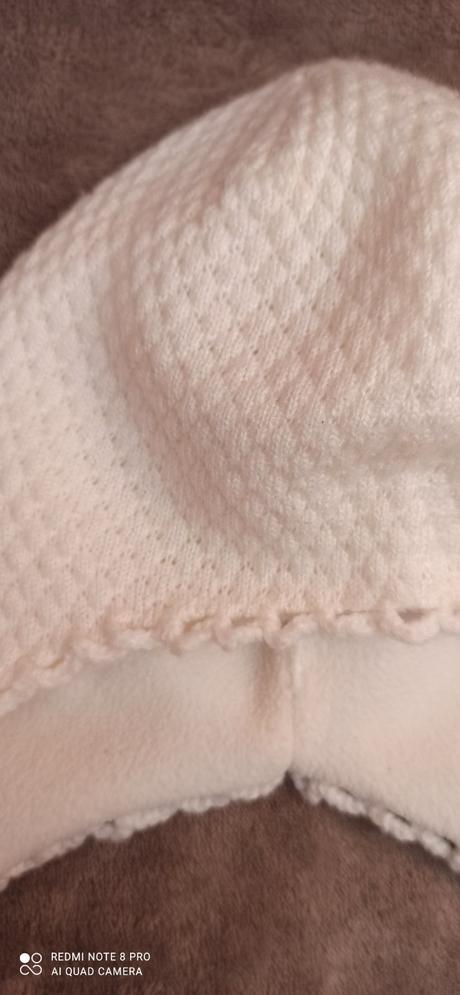 Čiapka h&m 86/92 biela, h&m,92