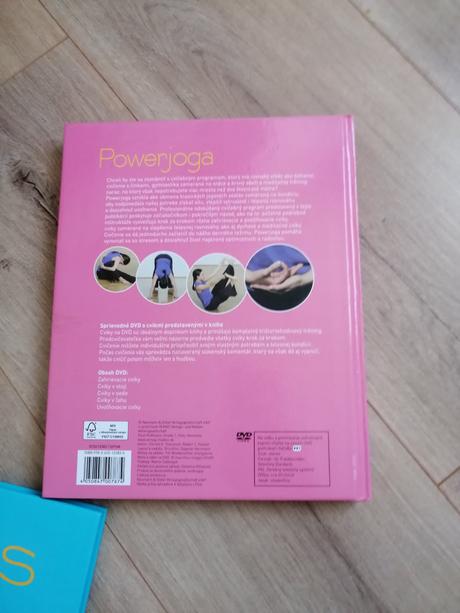 Powerjoga, poweryoga, kniha s dvd,