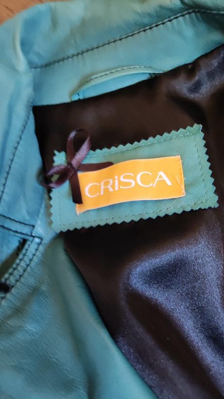 Dámska kožená bunda crisca, 40