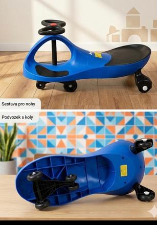 Otočné autíčko s riadidlami, 