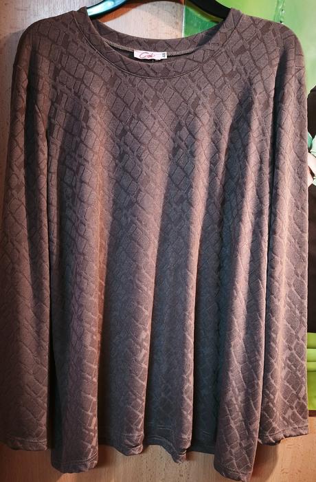 Dámske tričko hnedé, 38 - xxxl