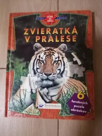 Zvieratká v pralese 6x puzzle, 