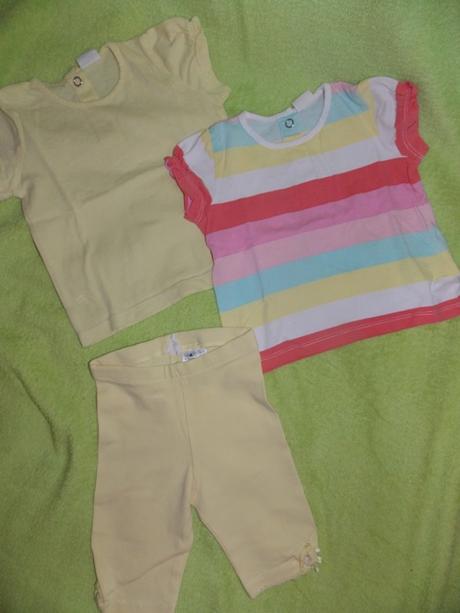 Kompletík tričko 2 kusy + legínky, h&m,68