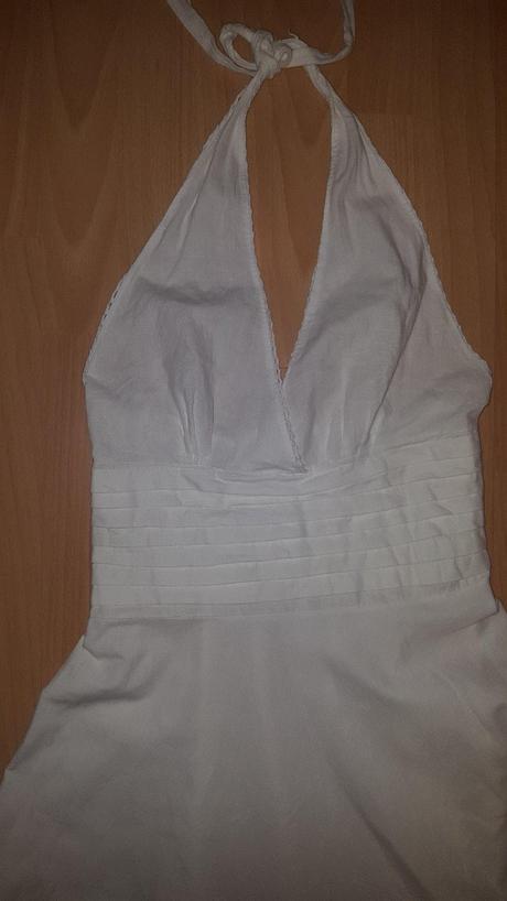 Biele ľanové šaty, 38