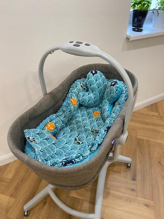 Chicco baby hug 4v1 + jedálenský set + hniezdo, šírka (cm): 60,dĺžka (cm): 80