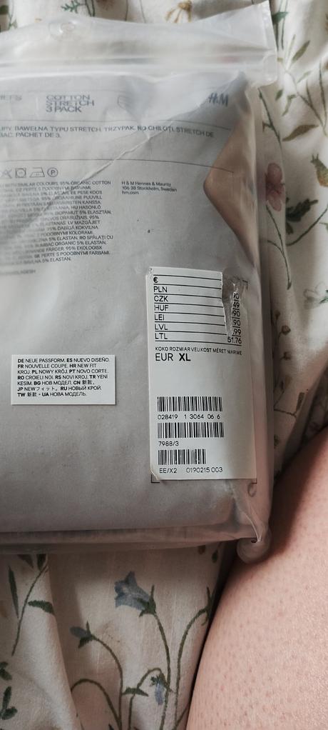 Slipy len otvorene, h&m,xl