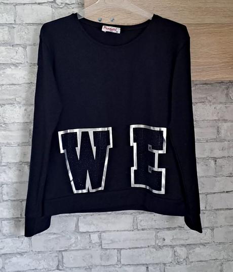 Krásna modrá mikinka veľ.164, 164