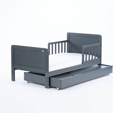 Detská posteľ so zábranou a šuplíkom drewex 140x70, šírka (cm): 70,dĺžka (cm): 140