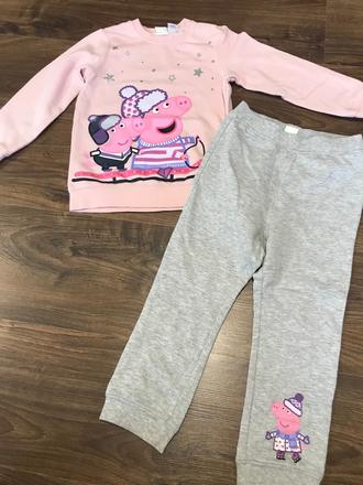 Teplakova súprava peppa pig, h&m,104