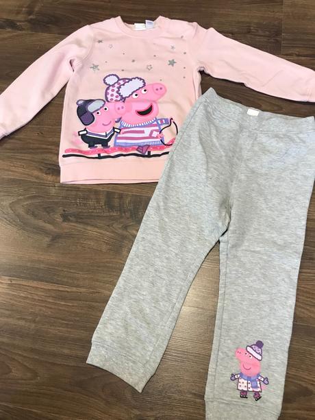 Teplakova súprava peppa pig, h&m,104