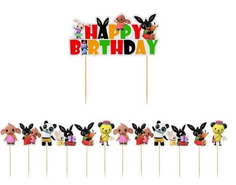 Tortový zápich bing (13ks) - skladom, tz-244,