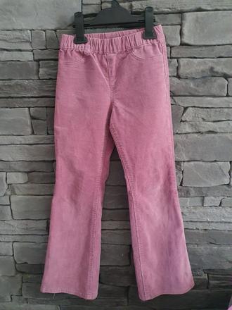 Menčestrové nohavice, h&m,134