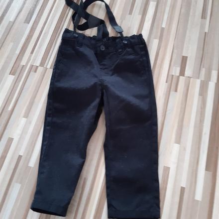Nenosené nohavice s trakmi, h&m,86
