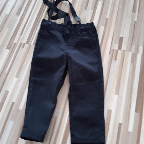 Nenosené nohavice s trakmi, h&m,86