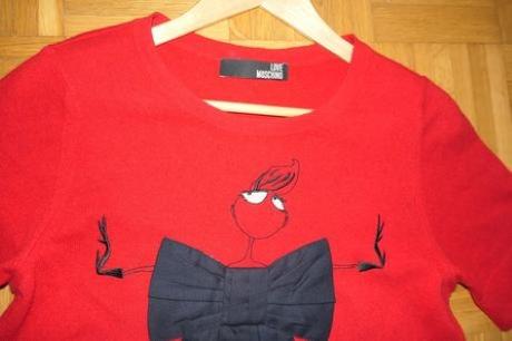 Love moschino original luxusne svetrik. celorocne, moschino,m