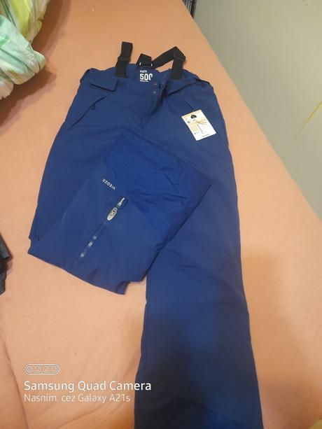 Detske nepremokave lyziarske oteplovaky v, wedze,164 / 170