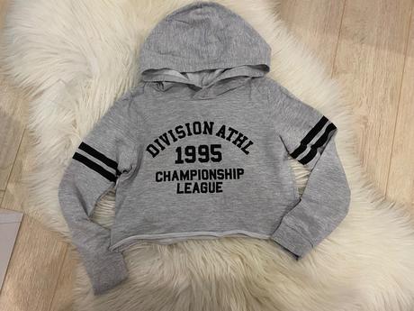 Crop mikina, h&m,134