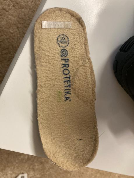 Zateplené čižmy pre chlapca, protetika,22