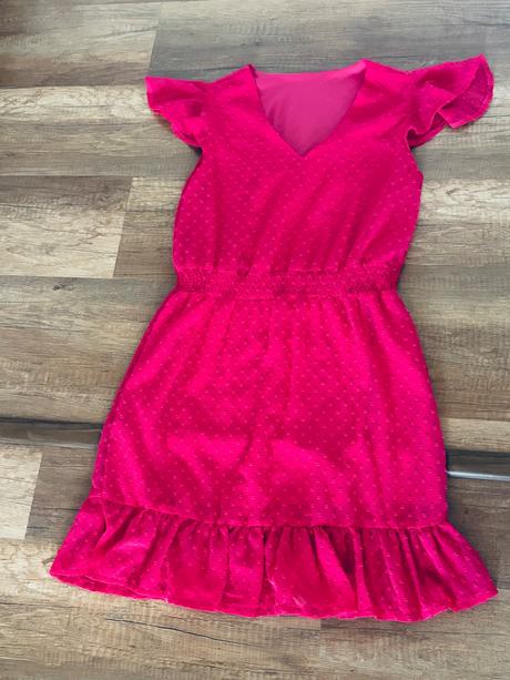 Nové krásne cyklamenove ružové šaty veľ s, s