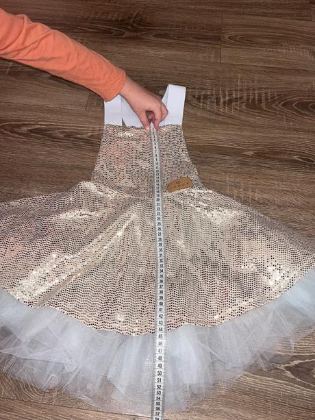 Traková sukňa glitter zlatá zuppa, 128