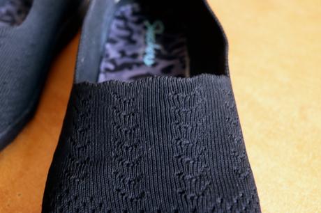 "látkové" balerínky skechers, skechers,40