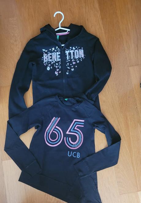 Mikina + tricko, benetton,134
