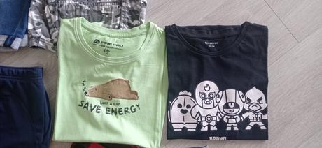 Kraťasy, košeľa a tričká, 140–152