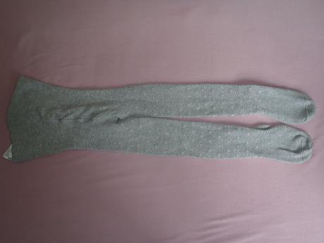 Šedé pančušky s bodkami, f&f,98