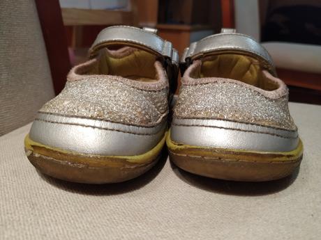 Barefoot balerínky kidofit viviane silver 25.5, kidofit,25