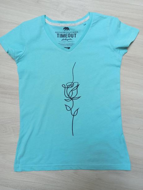 Tričko s ružou, timeout,xs