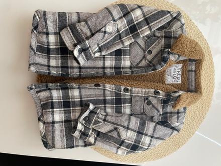 Jesenná  károvaná bundička, f&f,80