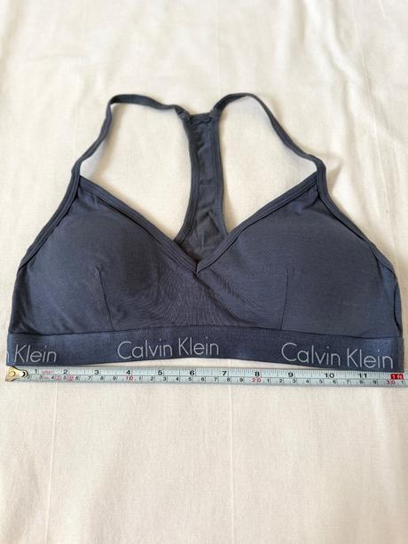 Športová podprsenka calvin klein, sivo-modrá, calvin klein,m