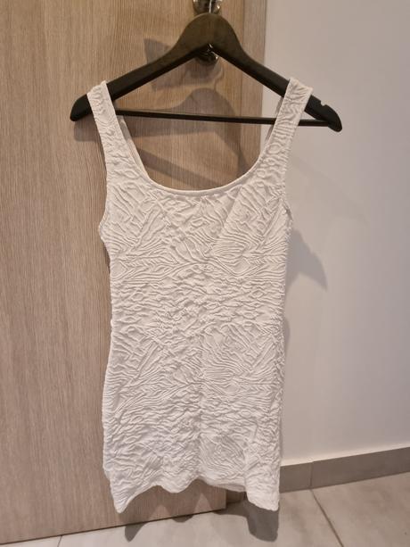 Nové biele šaty bershka, bershka,l