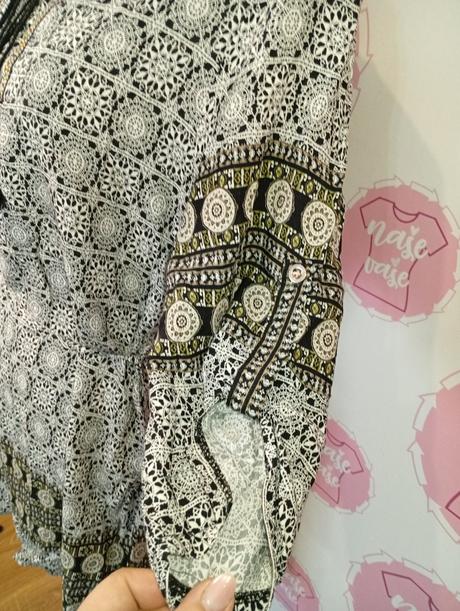 Ľahké letné šaty a vreckami / tunika, l / m