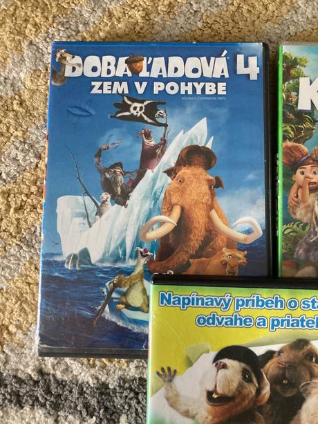 Dvd  doba ľadová 4, krúdovci, rozprávka zo zátoky, 