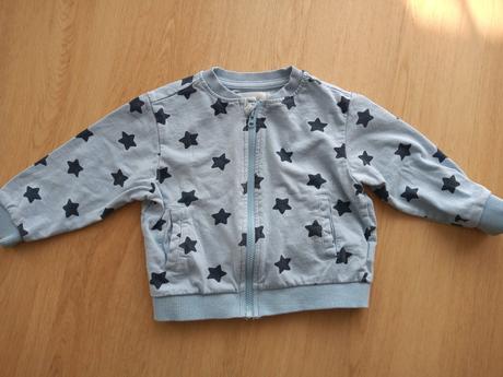 Mikina na zips, fox & bunny,80