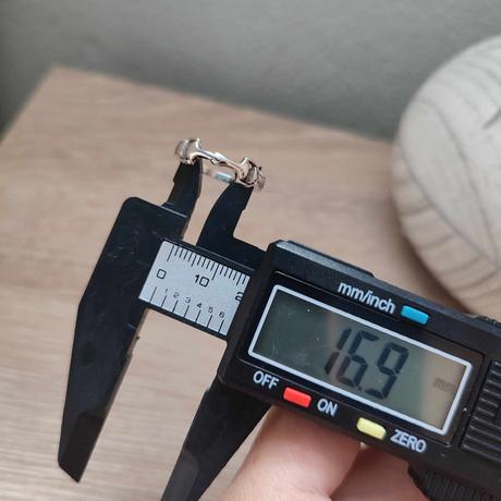 Strieborný prsteň - zubadlo 4 veľkosti,