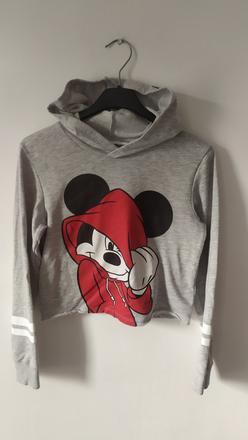 Crop top mikina minnie, h&m,146