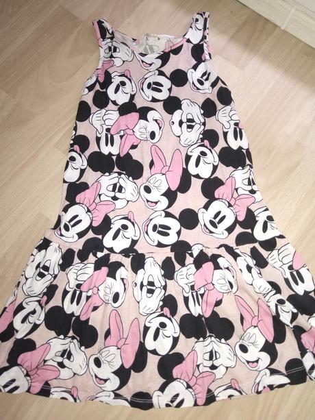 Šaty minnie 134/140, h&m,134