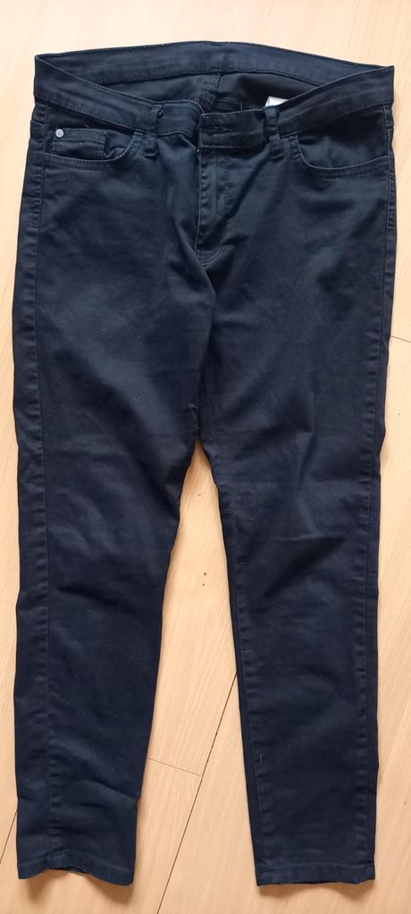 Čierne dámske rifle tenké, m