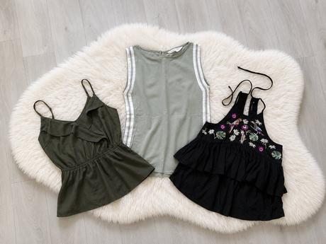 Letne topy/bluzky, zara,s