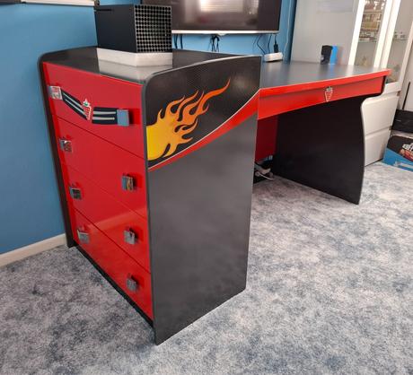 Detsky nabytok cilek, postel, komoda, stolik, 