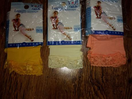 Silonkove leginky s čipkou, 104 / 110