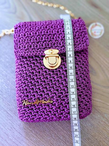 Háčkovaná kabelka na plece,