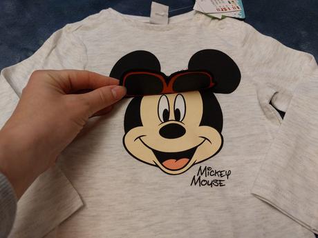 Tricko mickey s okuliarmi, disney,80