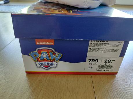 Svietiace tenisky úplne nové paw patrol, deichmann,28