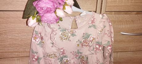 Kvietkované šaty, h&m,104