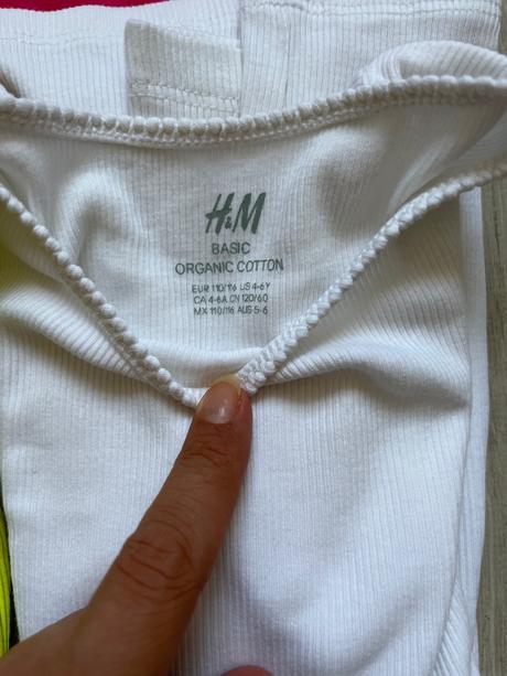 Tricka s dlhým rukávom 110/116, h&m,110