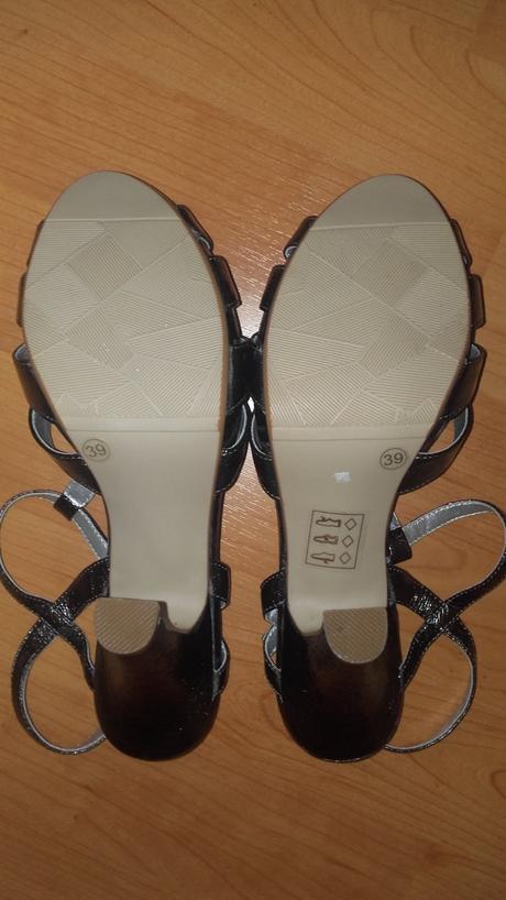 Metalízové sandále donna christina, 39