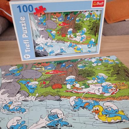 Puzzle šmolkovia,